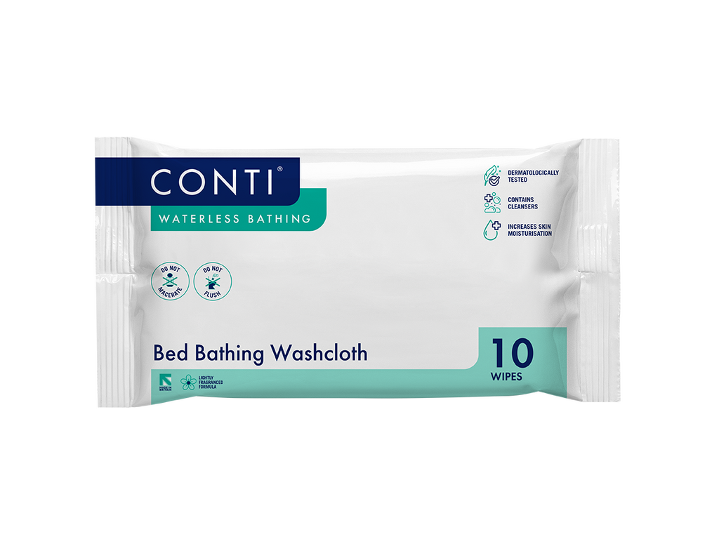 Conti Bedbadwashandje licht geparfumeerd 10 doekjes